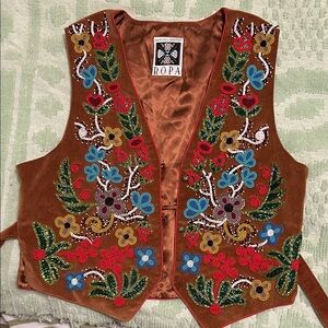ROPA Hairston Robertson Colorful Embroidered Vest